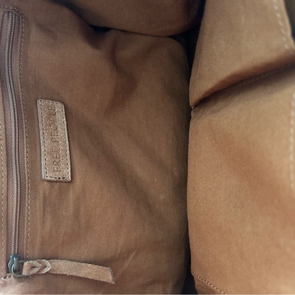 Free People Brown Suede Tote Bag - Picture 3 of 3